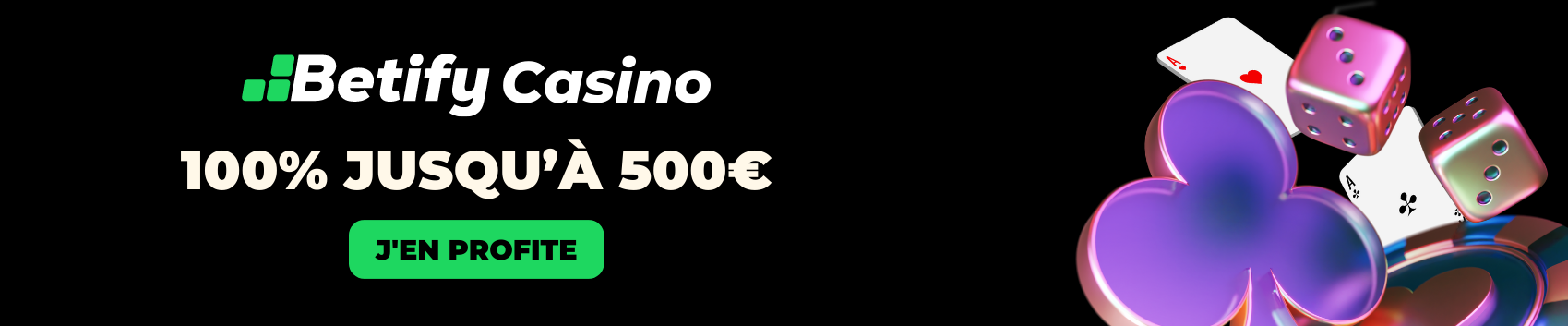 Bonus Betify casino en ligne