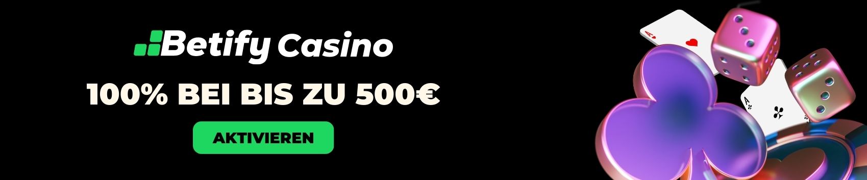 Betify-Bonus für das Online-Casino 