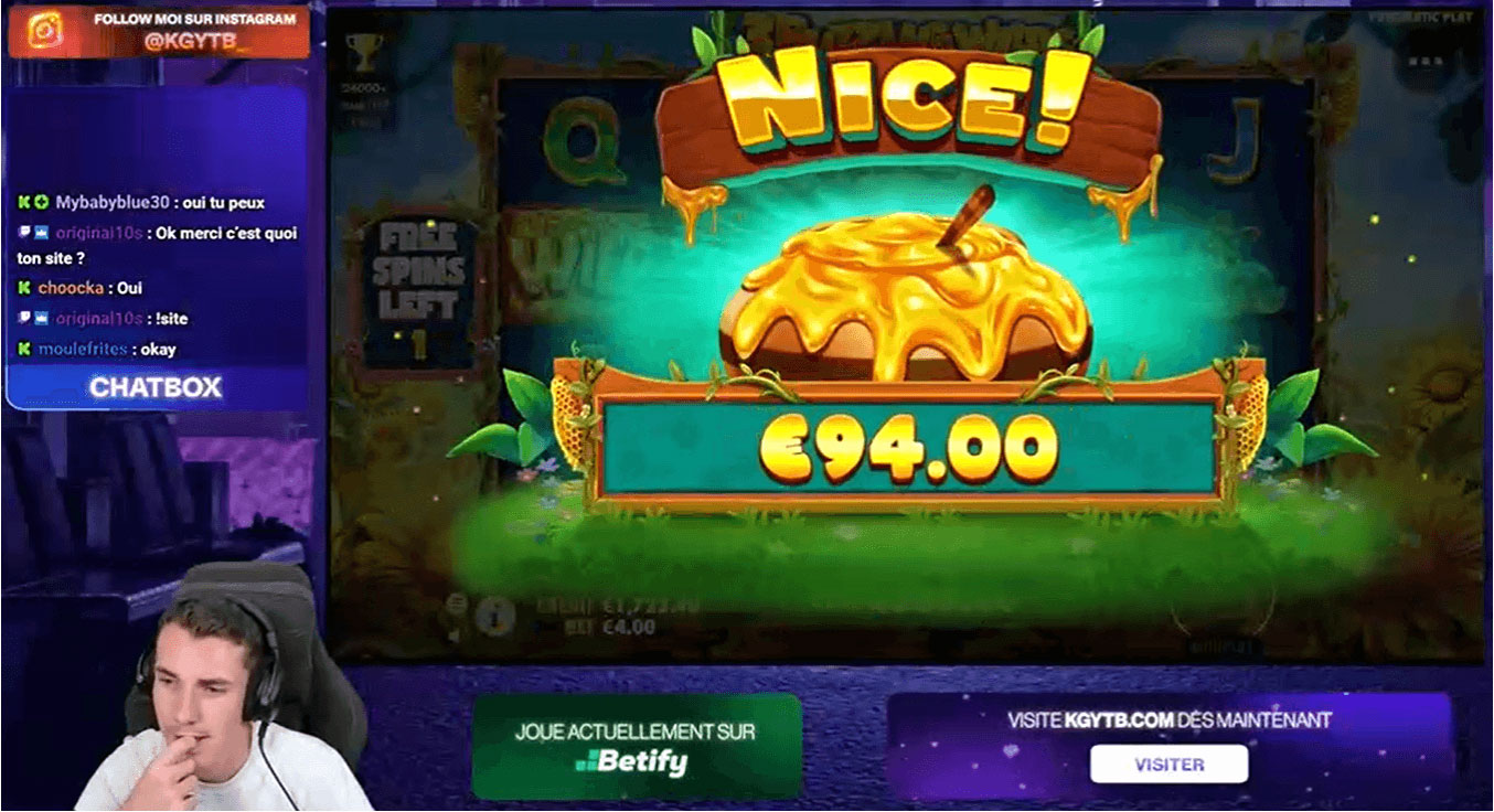Streamer KGytb on Betify Casino